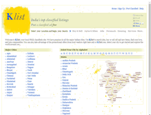 Tablet Screenshot of lucknow.klist.com