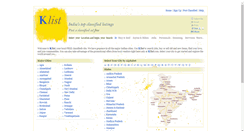 Desktop Screenshot of kanpur.klist.com