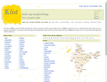 Tablet Screenshot of kanpur.klist.com
